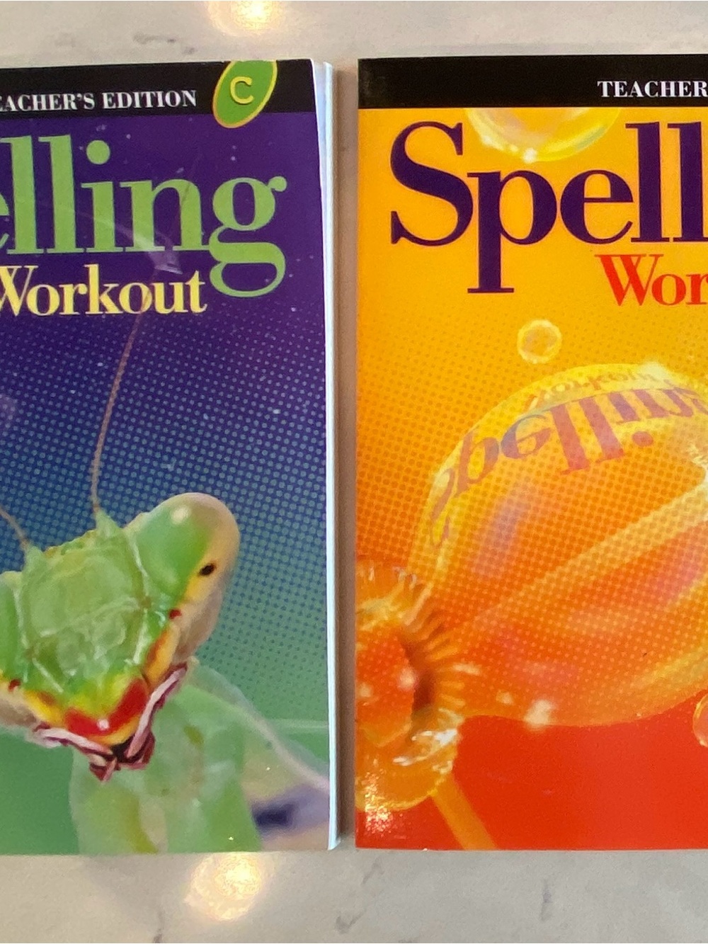 Spelling Workout Teacher Edition Book Lot C/D/F/G